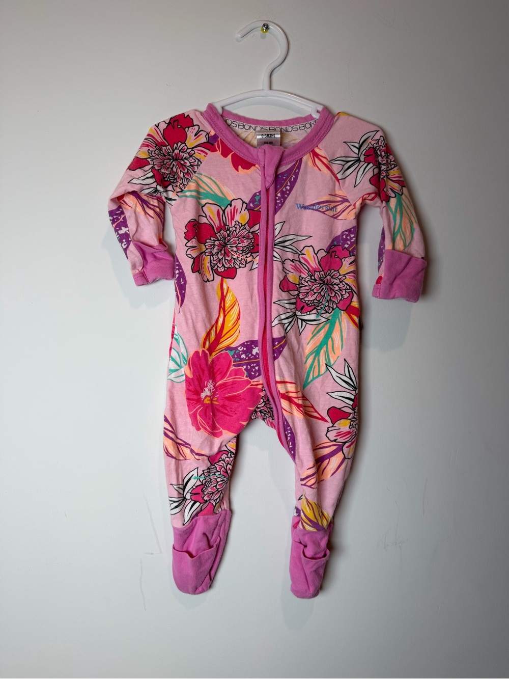 Bonds Floral Footed One-Piece Sleeper 0-3M 000 Australia